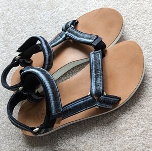 Teva Black and Tan Sport Sandals